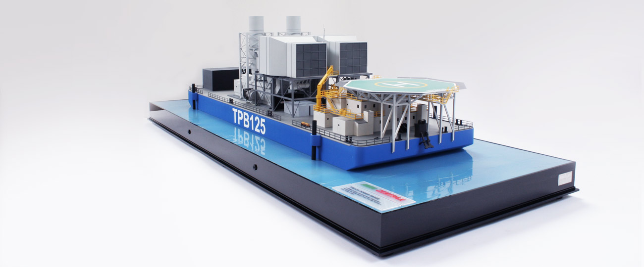 Trade Show Model Of The TPB 125 Powerbarge