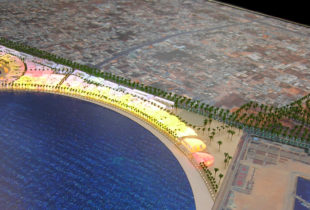 Masterplan Model Of Tripoli Waterfront For Foster + Partners